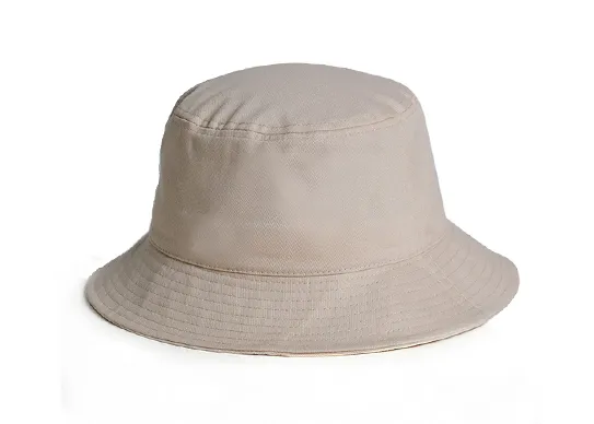 beige bucket hat