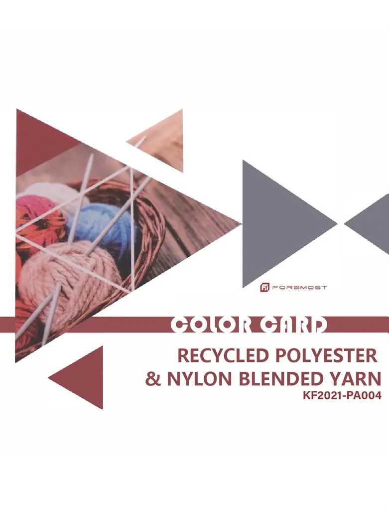 KF2021-PA004 recyceltes Polyester-& Nylon-Misch garn