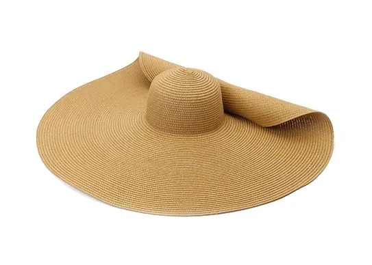 Strohhalm-Strand-Sonnen-Hüte, breit, Großhandel