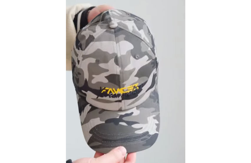 Camo-Print Baseball kappe aus 100% Baumwolle