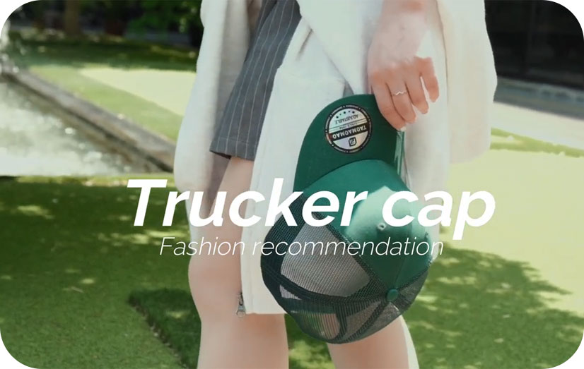 Anzeige Video von benutzer definierten Baumwolle 6 Panel Trucker Hüte