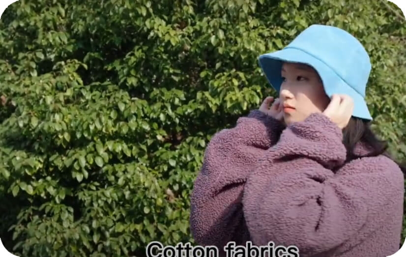 Anzeige video von benutzer definierten weißen Frottier-Handtuch-Eimer-Hüte