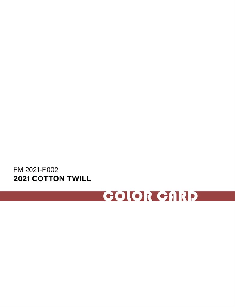 FM2021-F002 2021 Baumwoll-Twill