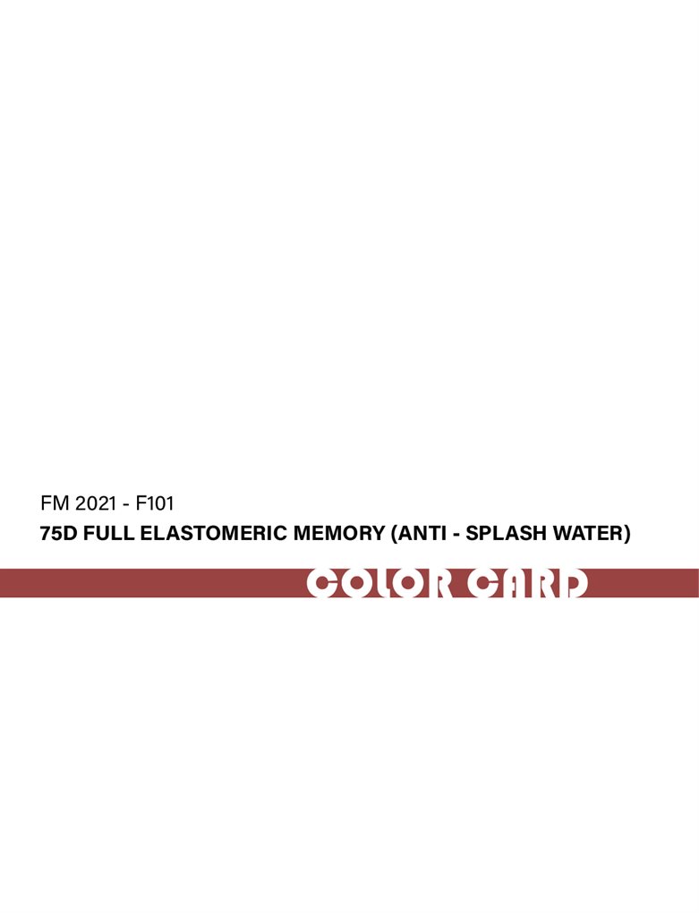 FM2021-F101 100% Polyester Elastomer Speicher