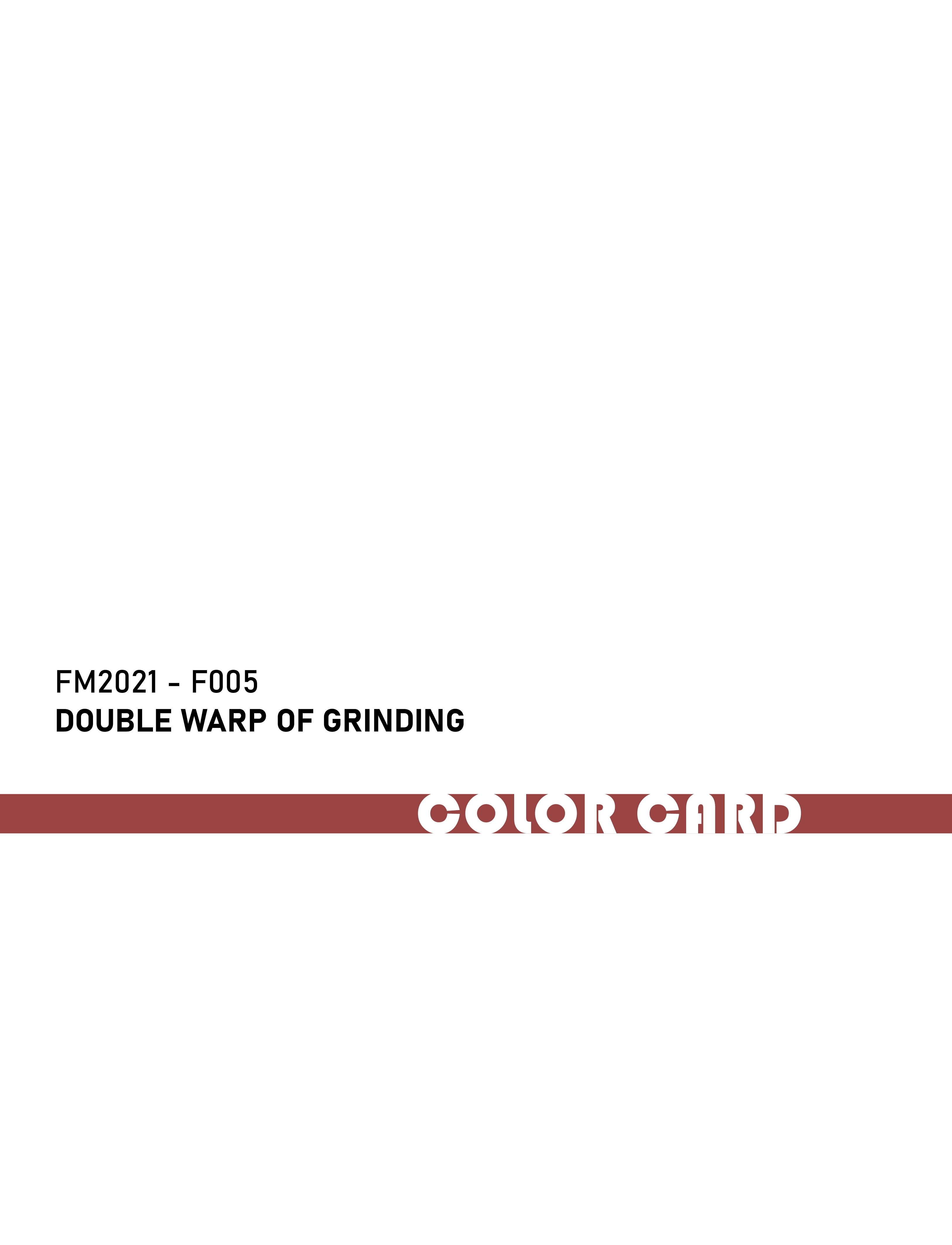 FM2021-F005 Doppel wickel des Schleifens
