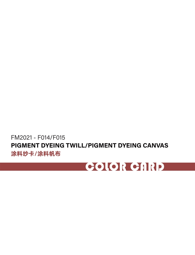 FM2021-F014 Pigment-Färbe-Twill/Leinwand