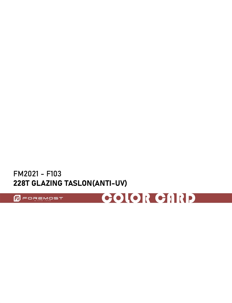 FM2021-F103 228T Verglasung Taslon-Anti-UV