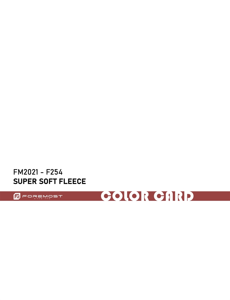 FM2021-F254 super weiches Fleece